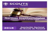 1 de 29 - Scouts de Panamáscoutspanama.com/es-ES/sites/default/files/Normas_Institucionales_2018_0.pdfAsociación Nacional de Scouts de Panamá / Normas Institucionales Página 5