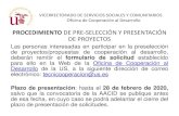 Vicerrectorado de Servicios Sociales y Comunitarios - …cooperacion.us.es/sites/default/files/NOTICIAS/... · 2020-02-13 · VICERRECTORADO DE SERVICIOS SOCIALES Y COMUNITARIOS Oficina