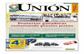 Protestas ganaderas reclamando precios justos...lizaron con la Alianza UPA-COAG frente a las industrias lácteas “Hijos de Salvador Rodriguez” en Santa Cristina de la Polvorosa,