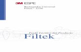 Perfil Técnico del Producto Filtek...2 3 Introducción Descripción del producto El Restaurador Universal Filtek™ Z350 de 3M ESPE es una nanorresina restauradora activa- da por