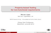 Property-based Testing for non-functional requirements · Property-based Testing for non-functional requirements Macías López macias.lopez@udc.es MADS Research Group – Universidade