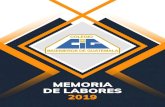 MEMORIA DE LABORES 2019 - COLEGIO DE INGENIEROS DE … · COLEGIO DE INGENIEROS DE GUATEMALA MEMORIA ANUAL 2019 Ser una organización que con base legal, ética y preparación académica