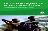 CRISIS ALIMENTARIA EN EL CUERNO DE ÁFRICA€¦ · gobiernos y organismos regionales, tales como la Unión Africana, y trabajaremos con comunidades, socios, sector privado y organizaciones