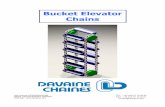 Bucket Elevator Chains - DAVAINE CHAINES...DVT 110 and DVT 120 to find the comparable chain diameter. Example : For a calculated tensile force of Ft = 10,000 N for a bucket elevator