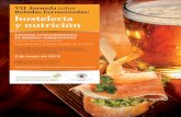 VII Jornada sobre Bebidas Fermentadas: hostelería y nutrición · 2018-04-19 · Las bebidas fermentadas suponen un capítulo imprescindible de cualquier acontecimiento gastronómico,