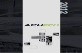 2012 CATÁLOGO 2012 - Aplieco€¦ · CATÁLOGO 2012 2012. Pavimentos continuos La nueva generación de pavimentos continuos de APLIECO, permite dar un acabado con un nuevo aire decorativo