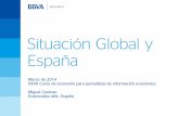 Situación Global y España - BBVA Research · Situación Global y España, marzo 2014 Mensajes principales Página 2 1 2 3 El ciclo económico global mejora y el crecimiento mundial
