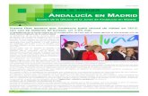 ANDALUCÍA EN MADRID · 2016-01-28 · Número 15 ANDALUCÍA EN MADRID Boletín de la Oficina de la Junta de Andalucía en Madrid Enero 2016 Susana Díaz destaca que Andalucía batió
