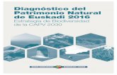 Diagnóstico del Patrimonio Natural de Euskadi 2016 · 2018-07-09 · Diagnóstico del Patrimonio Natural de Euskadi 2016 Estrategia de Biodiversidad de la CAPV 2030 10 y los Llanos