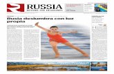 Rusia deslumbra con luz RUSIA HOY propia · 2014-03-04 · remonia de clausura.“Nues- tros anfi triones rusos habían prometido excelentes recin-tos deportivos, unas villas olímpicas