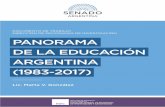 Dirección de Programas de Investigación | Panorama de la … · 2020-06-03 · Dirección de Programas de Investigación | Panorama de la educación argentina (1983-2017) 4 INTRODUCCIÓN