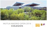 MUTUA MADRID OPEN 2018 COLEGIOS · Una actividad con la que aprenderán viendo a los mejores jugadores de tenis del mundo. UNA CLASE DE TENIS ÚNICA. categoría 1 abonos categoría
