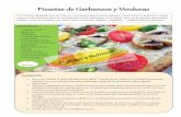 Pizzetas de Garbanzos y Verduras · 2018-12-12 · Las Pizzetas de garbanzos no sólo son una buena opción para veganos, intolerantes a la lactosa y para celiacos sino también para