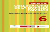 BARÓMETRO OBSERVATORIO DE LA EMPRESA FAMILIAR · la dirección sobre las “buenas prácticas” en la gestión de la Empresa Familiar. El Barómetro del Observatorio de la Empresa