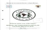 Colegio Macaya · al de Convivencia Escolar Colegio Macaya ucción de Convivencia de un Colegio, es un documento legal que orientaciones del Proyecto Educativo Institucional y entrega