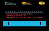 AméricA LAtinA: ciudAdAníA, derechos e iguALdAd · 2016-03-15 · uMEt, Argentina. gerardo noto ... • ¿en qué consiste la modalidad virtual del curso internacional “américa