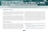 Comunicado Nacional de las N°10 Condiciones Actuales de El Niño-La … Comunicado ERFEN... · 2017-10-12 · N°10 1 Comunicado Nacional de las Condiciones Actuales de El Niño-La
