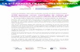 3.500 personas corren manchados de colores por Puerto ... · 9/22/2019  · organización empleará miles kilos de polvo de color procedente de la India. Se trata de polvo de almidón