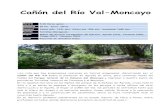 Cañón del Río Val-Moncayo±… · Cañón del Río Val-Moncayo