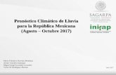 Pronóstico Climático de Lluvia para la República Mexicana (Agosto Octubre …clima.inifap.gob.mx/lnmysr/Content/documentos/PronASO... · 2019-03-19 · 14 Resumen La mayoría de