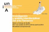 MÁSTER UNIVERSITARIO en Investigación y análisis … · 2013-09-15 · TITULACIÓN La Universidad Internacional de Andalucía expedirá el Máster Universitario en investigación
