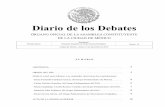 Diario de los Debates - WordPress.com...que solicita licencia. Toma de protesta del diputado constituyente Aristeo López Pérez. 4. Acuerdos de Mesa Directiva. Uno, por el que se