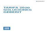 TARIFA 2020 SOLUCIONES GEBERIT - ... Casi todas las cisternas vistas del mercado estأ،n equipadas con