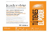 Suplemento Promocional Lunes, 27 de febrero del 2012€¦ · I Leadership Fórum Galicia en A Coruña: 9 y 10 de marzo Un sir, padre del coaching moderno Con tono de optimismo Bajo
