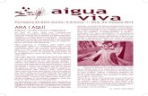 Aigua viva 93El dia 11 d’abril sopar Solidari, organitzar Càritas juntament amb l’Ajuntament i l’Associació de Dones; és un bon moment per col.laborar i fer-nos solidaris