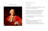 David Hume Estudia dret. És comerciant un temps. No li ...jcampman/humpresdaniel.pdf · Hume defensa un plantejament EMPIRISTA “Empeiria” = experiència sensible = dades, continguts