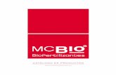 CATALOGO MCBIO 2020...MC Biofertilizantes es una empresa pionera en el desarrollo y comercialización de productos para la nutrición y protección de cultivos agrícolas.