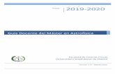 Guía Docente del Máster en Astrofísica · 2020-05-03 · G. Curso 2019-2020 uía Docente del Máster en Astrofísica Facultad de Ciencias Físicas Universidad Complutense de Madrid