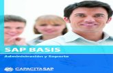 SAP BASIS - Capacita SAP · implementación y operación de los sistemas SAP. SAP BASIS Audiencia Conocimientos acerca del procesamiento básico de datos. Conocimientos básicos sobre