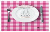 Calendario de aCtividades GastronómiCas 2020 · 2020-02-12 · Área de Turismo Calendario de aCtividades GastronómiCas 2020 . 2020 será un gran año gastronómico para Alcalá