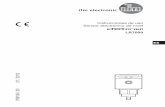 Instrucciones de uso Sensor electrónico de nivelmedia.automation24.com/manual/es/LR7000_EN.pdf · • Para el funcionamiento con sonda simple: utilizar preferiblemente en depósitos