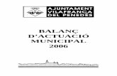 Ajuntament de Vilafranca del Penedès - BALANÇ D ...Recepció en motiu dels 25 anys del torneig l’Enxaneta El 26 de maig es va fer la recepció en motiu dels 25 anys del torneig