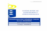 Curso 2019/2020 · 2019-11-20 · Programación General Anual Escuela Oficial de Idiomas Santa Lucía PROGRAMACIÓN GENERAL ANUAL Curso 2019/2020 EOI SANTA LUCÍA Código: 35009814