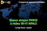 GINSEG - Comunidad de Ciberinteligencia - Nuevo ataque PMKID a redes Wi-Fi WPA/2 · 2018-11-26 · 802.11. Vulnerabilidades • Uso de redes abiertas (OPEN) • Problemas con el diseño