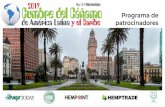Programa de patrocinadores - hemptoday.net · patrocinadores. Conozca a los principales actores mundiales en la 1era Cumbre del Cañamo de América Latina y el Caribe organizada por