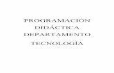 PROGRAMACIÓN DIDÁCTICA DEPARTAMENTO TECNOLOGÍAieselcoronil.es/wp-content/uploads/2019/04/Programacion-Tecnologi… · Programación didáctica Tecnología . IES El Coronil 3 .
