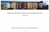 MASTER UNIVERSITARIO EN ARQUITECTURA Y PATRIMONIO … · 2016-10-27 · curso 2016-17 1 master universitario en arquitectura y patrimonio histÓrico curso 16/17 biblioteca de arquitectura.