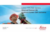 Leica TPS700 Series Manual breve de instrucciones del sistemadownload.instop.es/downloads/MANUALES Y GUIAS RAPIDAS... · 2012-08-22 · Nœmeros de punto y bœsqueda de puntos Las
