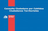 Consulta Ciudadana por Cabildos Ciudadanos Territoriales · 27 de abril y el 19 de mayo de 2015 se realizó la Consulta Ciudadana “Cabildos Ciudadanos Territoriales”. • Incluyó