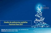 Estudio de preferencias navideñas Provincia Piura 2017lunaconsultores.com/wp-content/uploads/2017/06/ESTUDIO-DE-LA-N… · PANETON DONOFRIO . 35% compra sus regalos 2 días antes