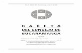 GACETA DEL CONCEJO DE BUCARAMANGA...CONTRALOR MUNICIPAL RICARDO ARTURO ARIAS PERSONERA MUNICIPAL BLANCA LUZ CLAVIJO DIAZ JUNIO / 2004 GACETA MUNICIPAL HONORABLE CONCEJO DE BUCARAMANGA