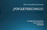 Luis Miguel De Camps Garcia Director Ejecutivo ASOFIDOM Congreso APPS.pdf · 2017-11-14 · Luis Miguel De Camps Garcia Director Ejecutivo ASOFIDOM . PRIVATIZACIONES •Hace referencia