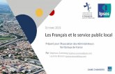 Les Français et le service public local€¦ · 1 ©Ipsos pour l’AATF –Les Français et le service public local –Octobre 2019. ... Les postes sur lesquels il faudrait augmenter
