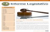 Abril 2017 Informe Legislativo · 2017-04-21 · Informe Legislativo | abril 2017 Ley 1-2017 Enmienda la Ley 29-2009, según enmendada, ... de enero a abril de este año 2017, que