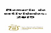 Memoria de actividades: 2019 · Orquesta en el Palau de la Música y visita al Órgano Monumental de Cabanilles de la mano del Catedrático de órgano Carlos Paterson. (Febrero 2019).