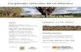Los paisajes culturales del río Alfambra · de Teruel: ES_92 3080 0048 9621 4298 2418 Asistencia limitada a 300 plazas. ... 16:00 Visita a los chopos cabeceros de la vega del río